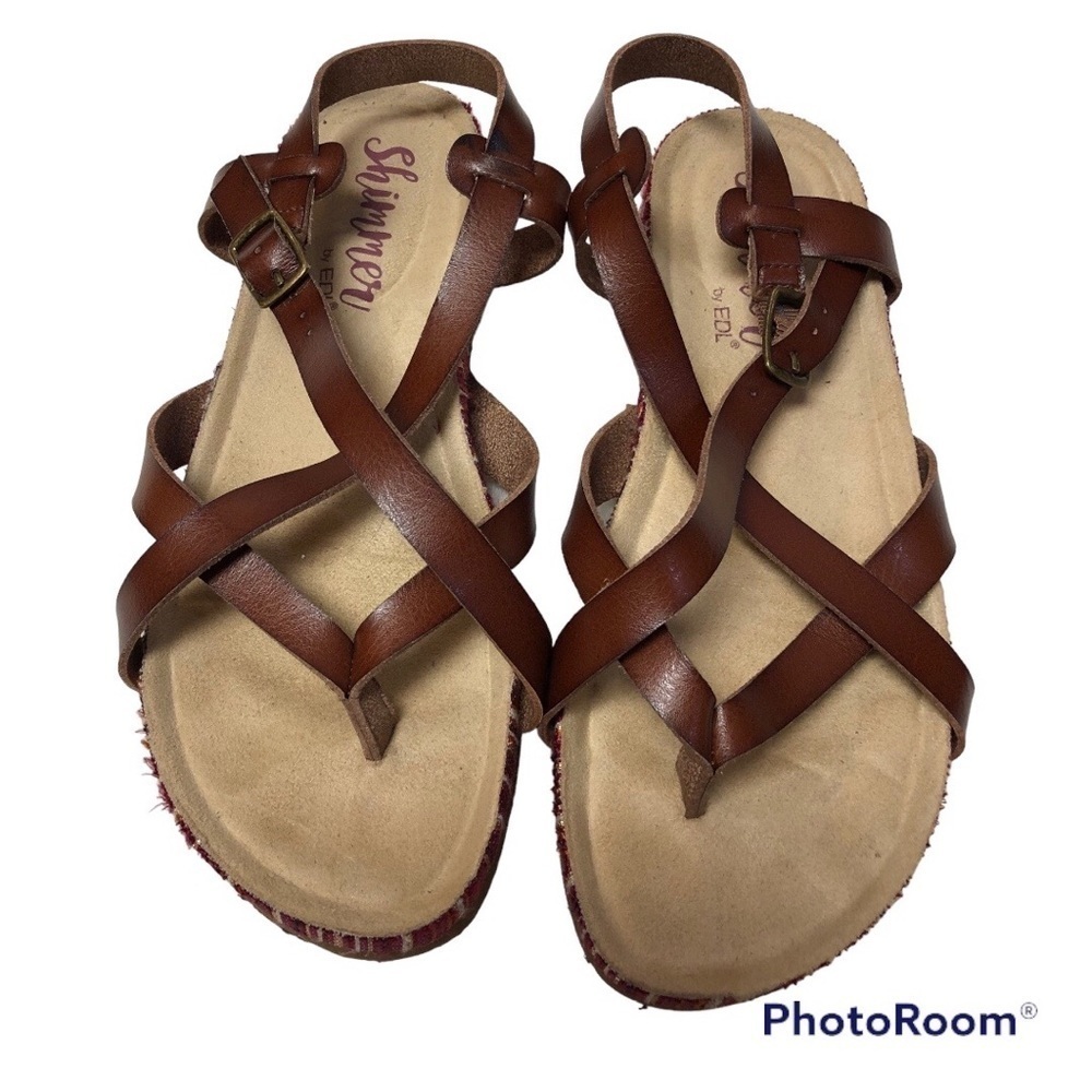 SHIMMER BY EDL THONG SANDALS